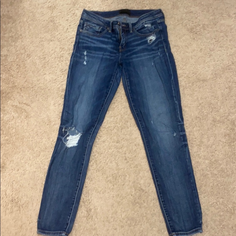 Buckle Black Skinny Jeans